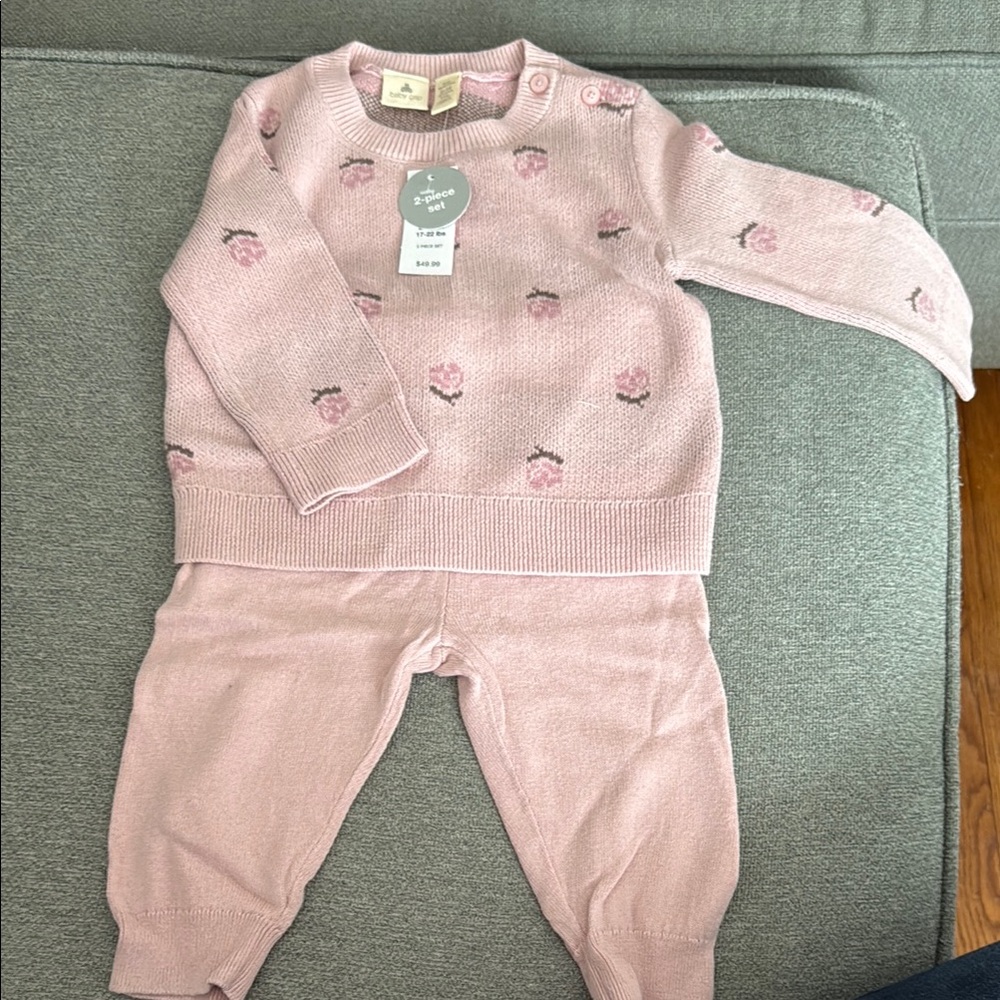 GAP Pink Cozy Knit Matching Set